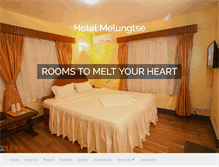 Tablet Screenshot of hotelmelungtse.com